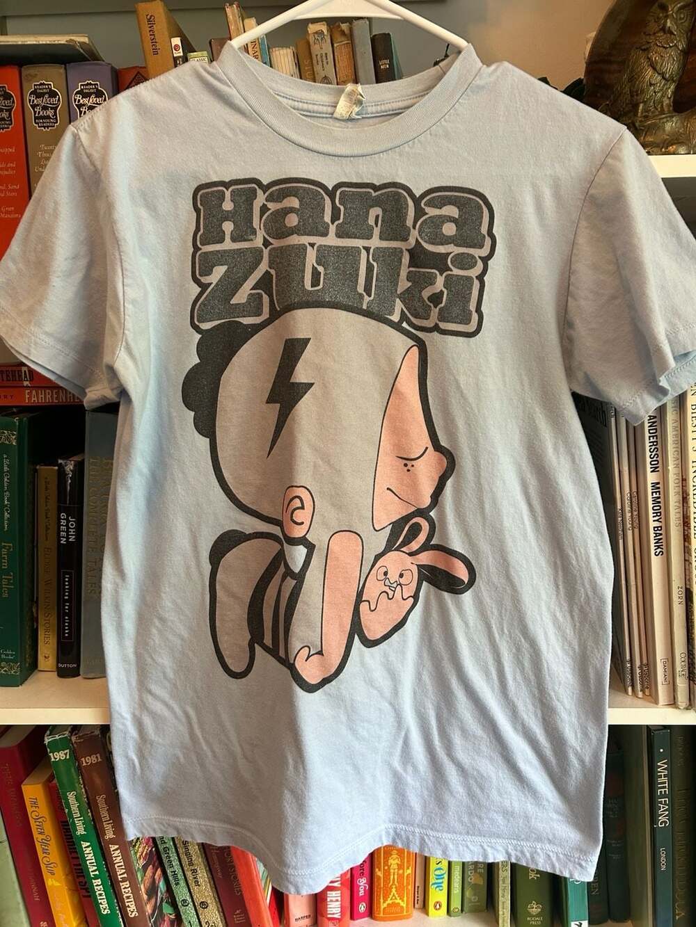 Hana Zuki Graphic T-Shirt Light Blue M/M